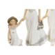 Декоративна фигурка Home ESPRIT Бял Бежов 14,5 x 8 x 24,5 cm (2 броя)