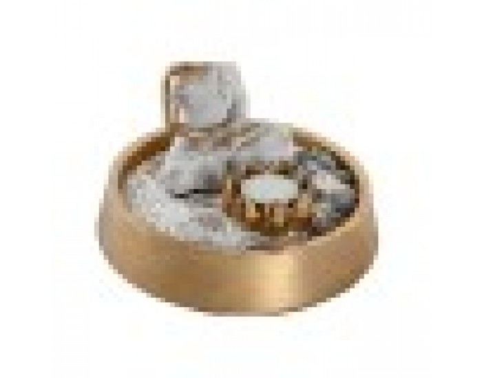 Декоративна фигурка DKD Home Decor Кристал Сребрист Златен Смола Ориенталски (2 броя) (16 x 16 x 18 cm)