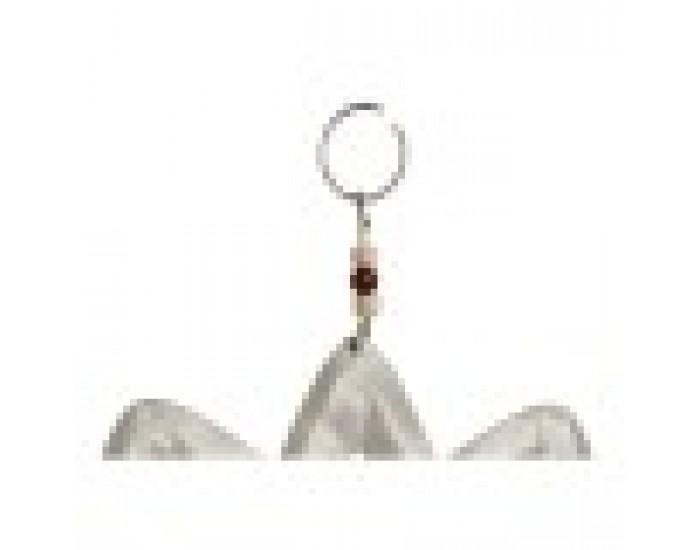 Висяща украса Home ESPRIT Син Бял Сив Розов Желязо Ориенталски цвят на лотус (4 броя)