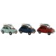 Декоративна фигурка Home ESPRIT Син Червен Многоцветен Небесно синьо 11 x 5 x 5,5 cm (3 броя)