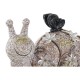 Декоративна фигурка DKD Home Decor Естествен Розов Смола Животни (20.5 x 10 x 17 cm) (3 pcs)
