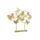 Декоративна фигурка DKD Home Decor Златен Метал Пеперуди (63 x 9 x 58,4 cm)