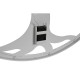 Декорация за стена Home ESPRIT Бял Дърво Cottage 99 x 2 x 99 cm