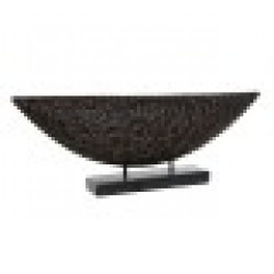 Декоративна фигурка Home ESPRIT Кафяв Черен Колониален 66 x 8 x 23 cm - Home esprit