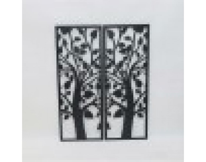 Декорация за стена DKD Home Decor (2 Части) Дърво Метал Shabby Chic (35 x 1,3 x 91 cm)