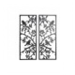 Декорация за стена DKD Home Decor (2 Части) Метал Птици Shabby Chic (35 x 1,3 x 91 cm) - Dkd home decor