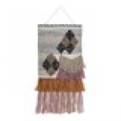 Висяща украса DKD Home Decor Юта Памук Вълна (46 x 2 x 110 cm) - Dkd home decor