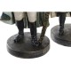 Декоративна фигурка DKD Home Decor Кафяв Смола Многоцветен Горила (14 x 12,5 x 31,5 cm) (2 броя)