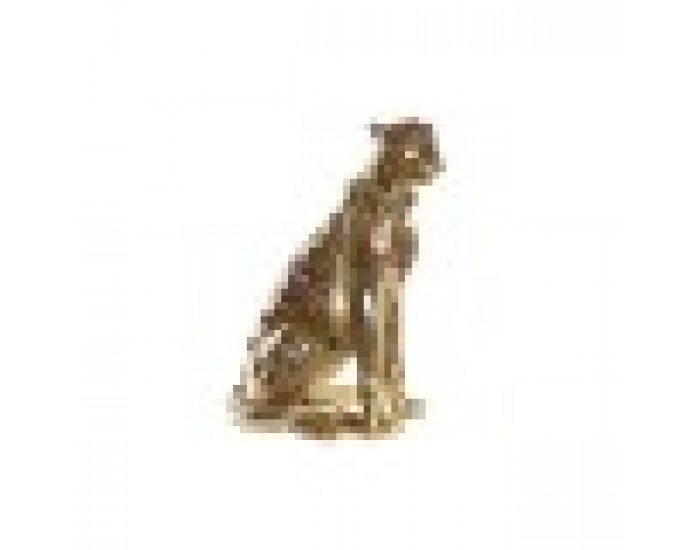 Декоративна фигурка DKD Home Decor Леопард Смола Колониален (25,5 x 17 x 33 cm)