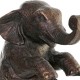 Декоративна фигурка DKD Home Decor Метал Смола Слон (30 x 12 x 37 cm)