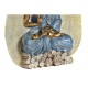 Декоративна фигурка DKD Home Decor Червен Син Златен Оранжев Буда Смола (15,5 x 5 x 20,7 cm) (3 броя)
