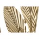 Декорация за стена DKD Home Decor 80 x 2 x 80 cm Златен Тропически Лист на растение