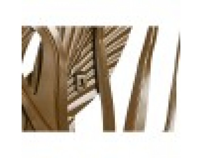 Декорация за стена DKD Home Decor 80 x 2 x 80 cm Златен Тропически Лист на растение