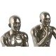 Декоративна фигурка Home ESPRIT Златен Сребрист 19 x 13,5 x 22 cm (2 броя)