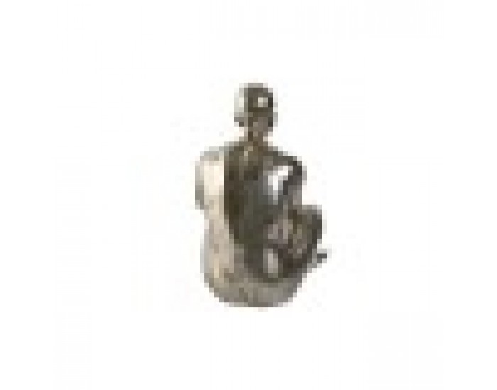 Декоративна фигурка Home ESPRIT Златен Сребрист 19 x 13,5 x 22 cm (2 броя)