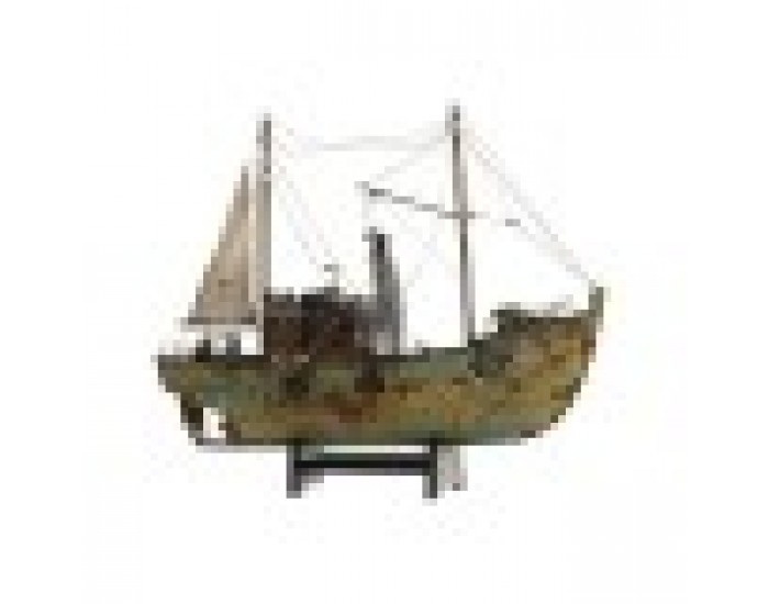 Barco DKD Home Decor 40 x 13 x 35 cm Зелен Тъмно сив