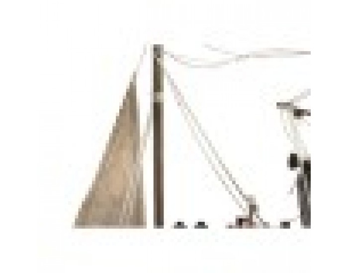 Barco DKD Home Decor 40 x 13 x 35 cm Зелен Тъмно сив