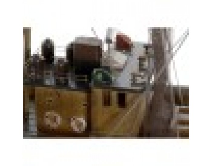 Barco DKD Home Decor 40 x 13 x 35 cm Зелен Тъмно сив