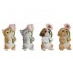 Декоративна фигурка Home ESPRIT Многоцветен Животни 10,5 X 9 X 18,5 cm (4 броя) - Home esprit