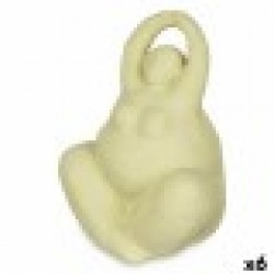 Декоративна фигурка Зелен Dolomite 14 x 18 x 11 cm (6 броя) Дама Yoga - Gift decor