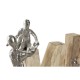 Декоративна фигурка DKD Home Decor Кафяв Алуминий Дърво манго (55 x 7,5 x 21 cm)