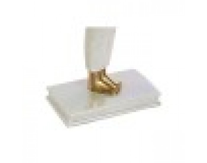 Декоративна фигурка Home ESPRIT Бял Златен Смола Ориенталски 34 x 6,5 x 33,5 cm