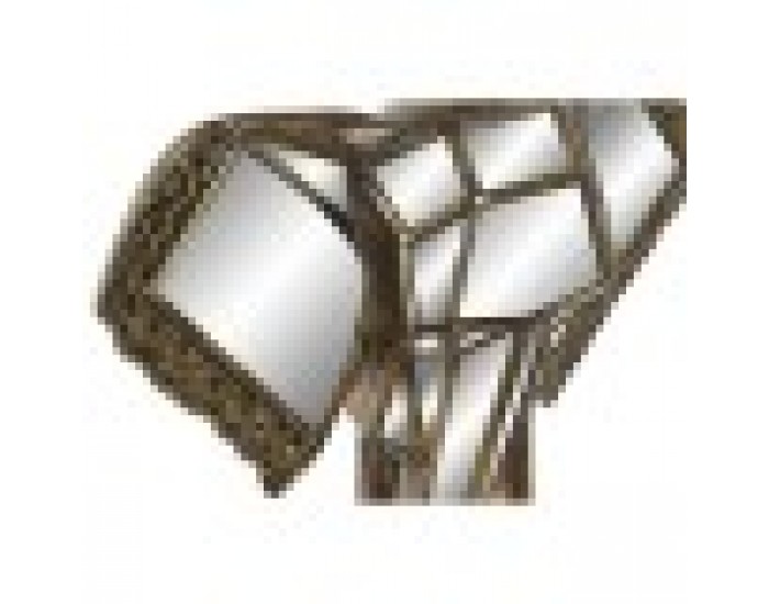 Декорация за стена DKD Home Decor Огледало Слон Златен Смола (41 x 11 x 38 cm)
