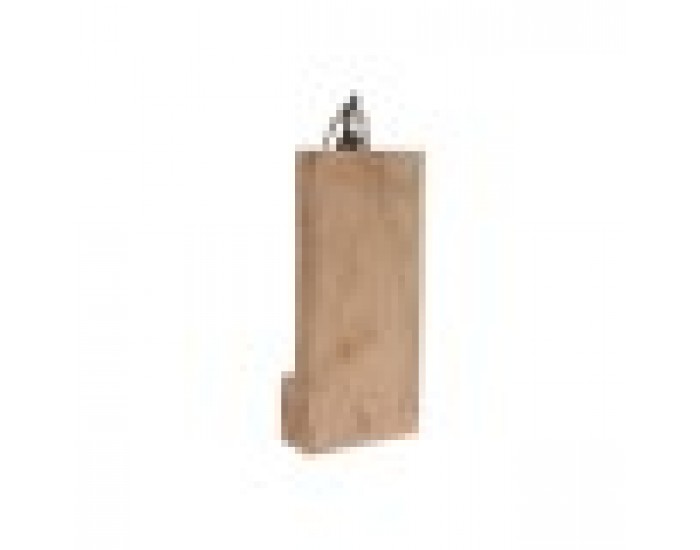 Декоративна фигурка Home ESPRIT Кафяв Сребрист Естествен 15 x 10 x 39 cm