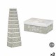 Декоративна кутия Pincello 63 Бял Сив Картон (2 броя)