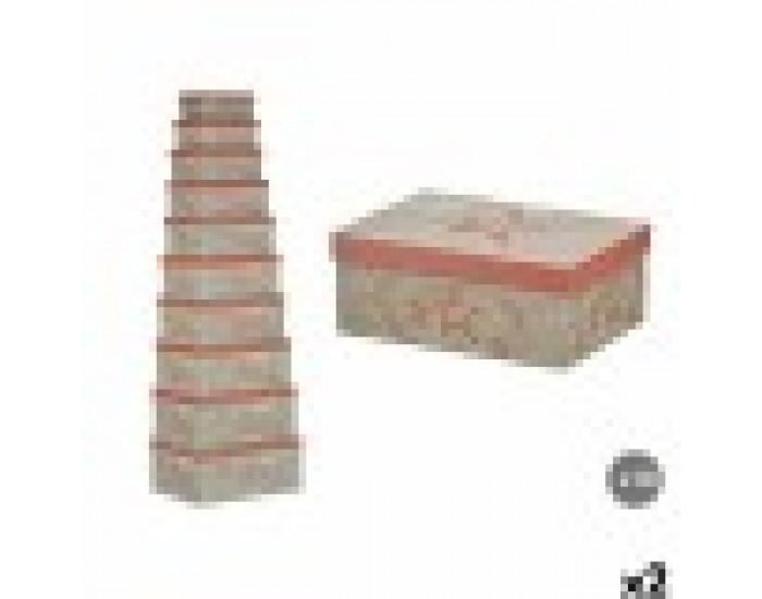 Декоративна кутия Pincello 65 Покривна черепица Картон (2 броя)