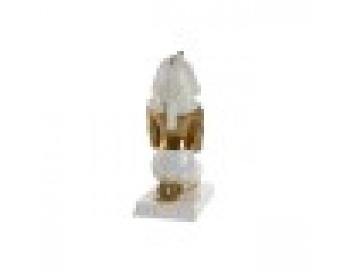 Декоративна фигурка Home ESPRIT Бял Златен Смола Ориенталски Египтянин 12,5 x 17 x 25 cm (2 броя)