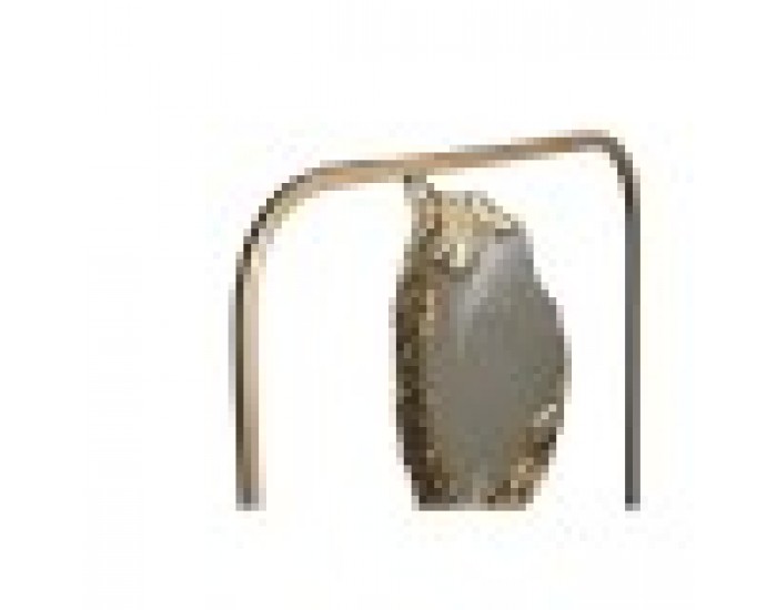Декорация за стена Home ESPRIT Сив Златен Модерен Цвете 31 x 2,5 x 89,5 cm (2 броя)
