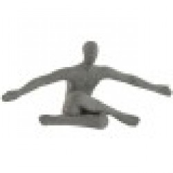 Декоративна фигурка Home ESPRIT Сив 57 x 19,5 x 26,8 cm - Home esprit