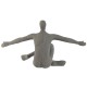 Декоративна фигурка Home ESPRIT Сив 57 x 19,5 x 26,8 cm