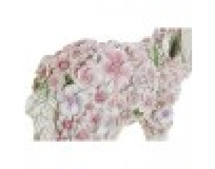 Декоративна фигурка Home ESPRIT Бял Многоцветен Lilled 34 X 13,5 X 18,5 cm (2 броя)