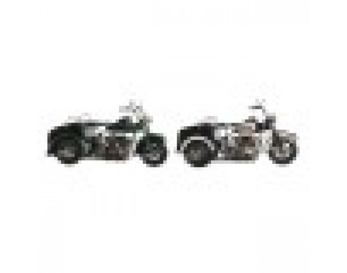 Декоративна фигурка DKD Home Decor Мото Vintage (2 pcs) (16 x 37 x 19 cm)