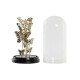 Декоративна фигурка DKD Home Decor Кристал Черен Златен Метал Пеперуди (18,5 x 18,5 x 32,5 cm)