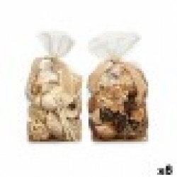 Decorative Potpourri Бял Кафяв 19 x 40 x 14 cm (8 броя) - Decorațiuni