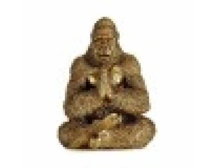 Декоративна фигурка Yoga Горила Златен 16 x 27,5 x 22 cm (4 броя)