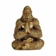 Декоративна фигурка Yoga Горила Златен 16 x 27,5 x 22 cm (4 броя)