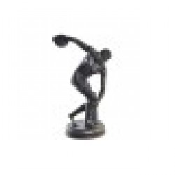 Декоративна фигурка DKD Home Decor Discobolus Мед Смола (19 x 17 x 34 cm) - Dkd home decor