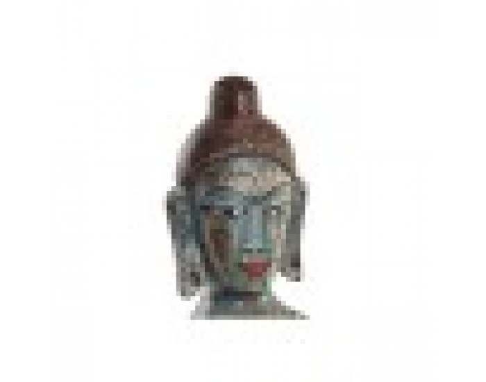 Декоративна фигурка DKD Home Decor Буда Желязо Дърво манго Ориенталски (18 x 9 x 47 cm) (2 броя)