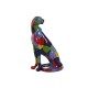 Декоративна фигурка Home ESPRIT Многоцветен Пантера 25 x 18 x 41 cm