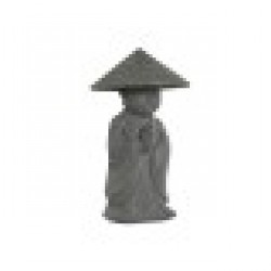 Декоративна фигурка Home ESPRIT Сив Монах Ориенталски 30 x 30 x 51 cm - Home esprit