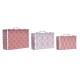 Комплект Декоративни Кутии DKD Home Decor Пластно Дървен (40 x 31 x 15 cm)