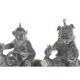 Декоративна фигурка Home ESPRIT Тъмно сив Моторист 24 x 15 x 29 cm (2 броя)