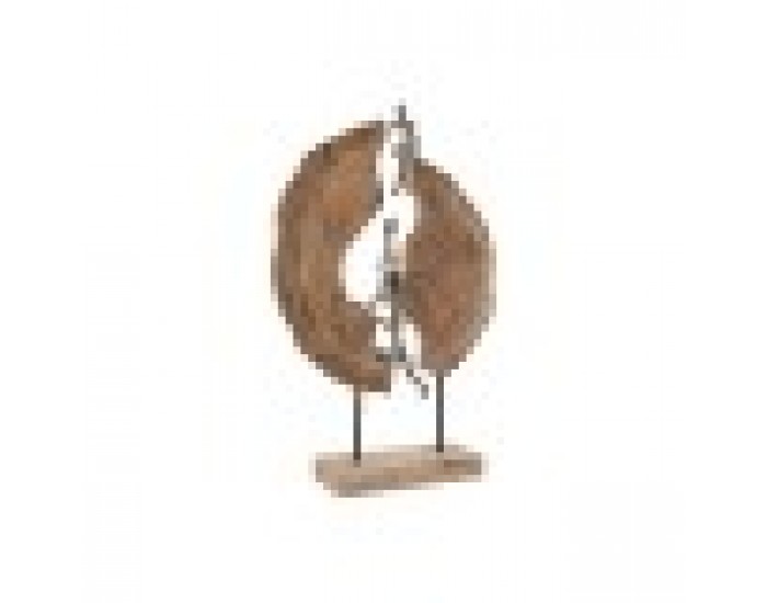 Декоративна фигурка Home ESPRIT Кафяв Сребрист 35 x 9 x 52 cm