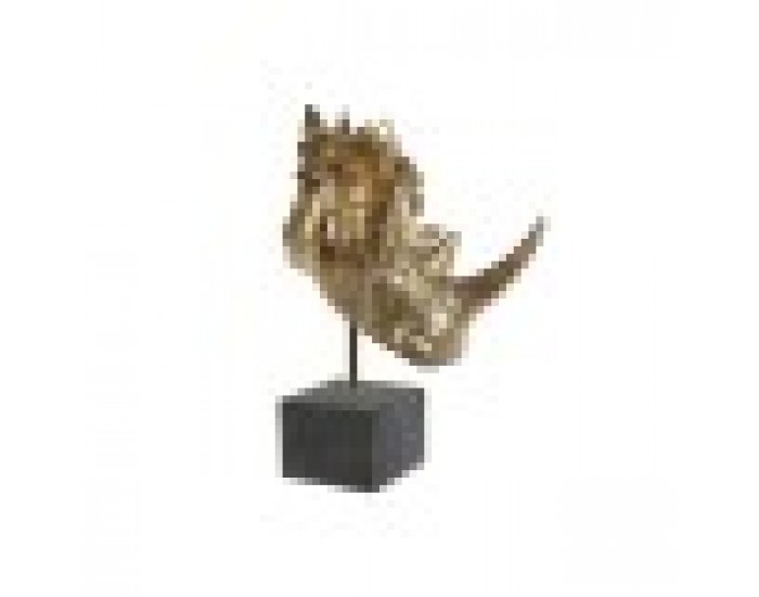 Декоративна фигурка Home ESPRIT Черен Златен 33 x 24 x 43,5 cm
