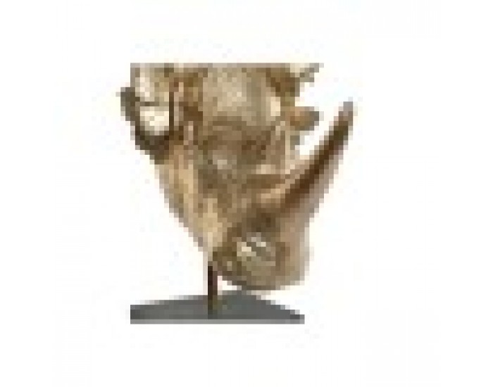 Декоративна фигурка Home ESPRIT Черен Златен 33 x 24 x 43,5 cm