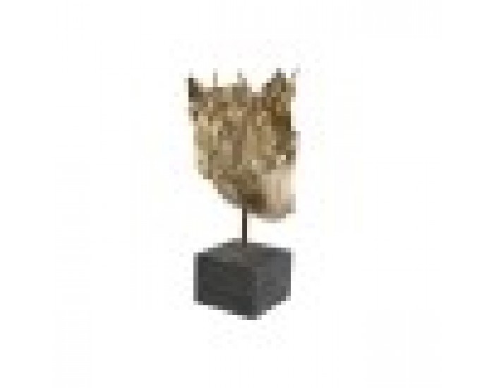 Декоративна фигурка Home ESPRIT Черен Златен 33 x 24 x 43,5 cm